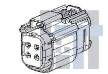 19418-0005 Автомобильные разъемы 4CKT RECPT 18-22AWG