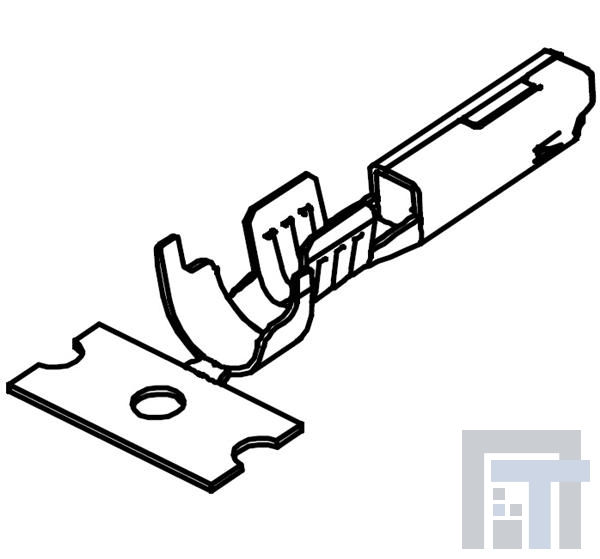 19420-0004-(LOOSE-PIECE) Автомобильные разъемы F/M TERM 18-22AWG Loose PC