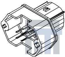 19428-0002 Автомобильные разъемы 16 Ckt Vert. Header standard height