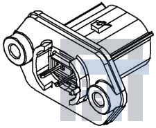 19428-0009 Автомобильные разъемы 2 Ckt Vert. Header low profile