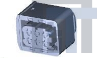 2-1418437-1 Автомобильные разъемы 6POS,AMP MCP2.8,REC HSG,ASSY,SEALED