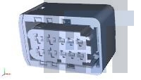 2-1564514-1 Автомобильные разъемы 10POS, MIXED, REC HSG, ASSY