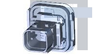 2-1703808-1 Автомобильные разъемы 4POS, TAB 2.8X0.8, TAB HSG, ASSY, CODB