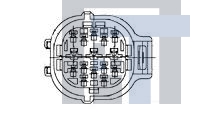 2-85262-1 Автомобильные разъемы E-S MK-2(+) 15P PLUG ASSY