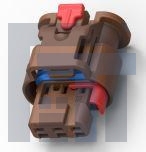 2098541-5 Автомобильные разъемы FML ASSY, STD, 3P, KEY A, T4, W/CPA