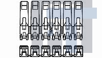 282016-1 Автомобильные разъемы SEC.LOCK FEM. CONT P. 5MM