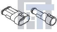 282105-1 Автомобильные разъемы 3P TAB SUPERSEAL