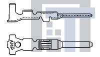 282109-1-(MOUSER-REEL) Автомобильные разъемы 18-16 AWG TAB CONT Reel of 1000