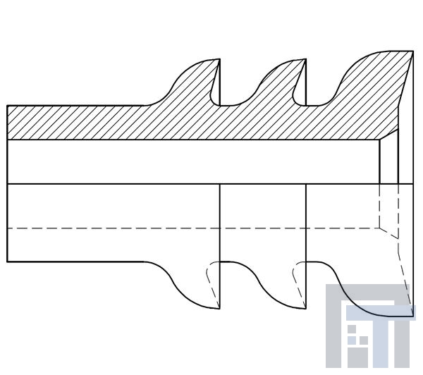 2822354-1 Автомобильные разъемы 070 TYPE RUBBER PLUG
