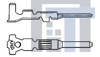 282465-1-(MOUSER-REEL) Автомобильные разъемы MINI MIC TAB CONTACT Reel of 1000