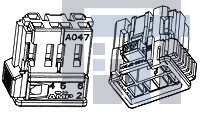 284357-1 Автомобильные разъемы 8 POS. REC CONN. ASSY NATURAL