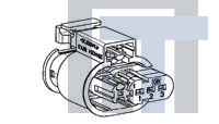 284425-1 Автомобильные разъемы 3P 24VDC 9-11A SSC RCPT CONNECTOR