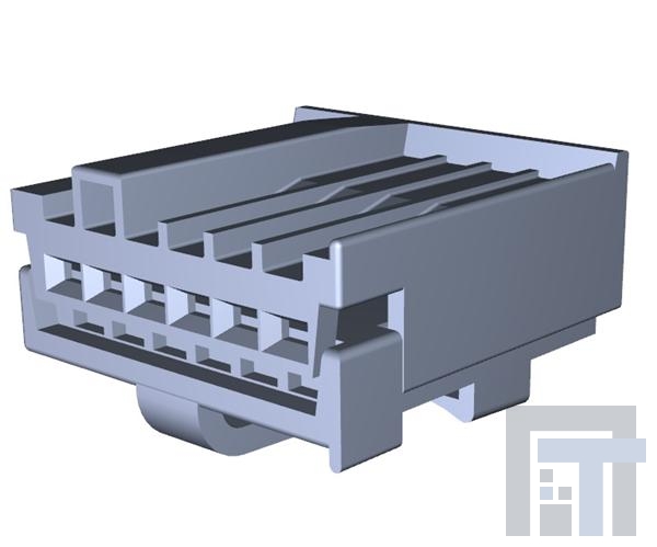 284593-1 Автомобильные разъемы 6W HOUSING + SECONDARY LOCK 07