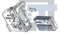 284666-1 Автомобильные разъемы COVER+LEVER AND PLUG HSG KIT