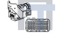 284742-1 Автомобильные разъемы 60POS CONN+CVR AND CPS KIT