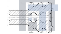 284863-1 Автомобильные разъемы SINGLE WIRE SEAL F. EXT INS.DIA1 2-2 1mm