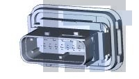 3-1564407-1 Автомобильные разъемы 16POS, MIXED, TAB HSG, ASSY