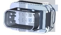 3-1564414-1 Автомобильные разъемы 12POS, TAB 1.6X0.6, TAB HSG, ASSY