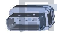 3-1564534-1 Автомобильные разъемы 4POS, TAB 5.8X0.8, TAB HSG, ASSY