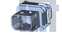 3-1564544-1 Автомобильные разъемы 2POS, TAB 5.8X0.8, TAB HSG, ASSY
