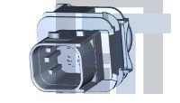 3-1703773-1 Автомобильные разъемы 6POS, TAB 1.6X0.6, PIN HSG, ASSY