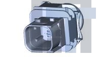 3-1703818-1 Автомобильные разъемы 4POS, TAB 2.8X0.8, TAB HSG, ASSY,