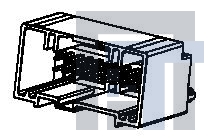 30700-1080 Автомобильные разъемы HDAC64 DR FEMALE 8 C ALE 8 CKT GRAY POL 1
