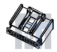 31389-1207 Автомобильные разъемы HDAC64 DR FEM 20CKT 0CKT BRIDGE GRY POL1