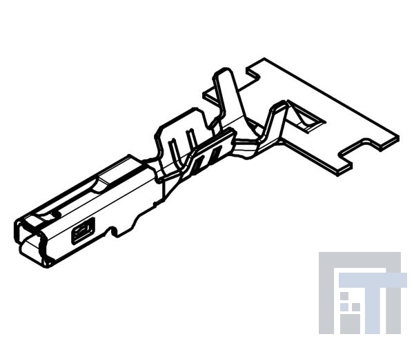 34081-4002-(CUT-STRIP) Автомобильные разъемы MX150 F CBL 18-20A SIL B WIND CUTST 100