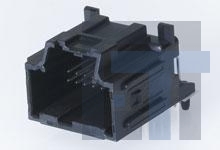 34691-0160 Автомобильные разъемы STAC64 RA HDR 16 CKT 6 CKT BLK POL A TRAY