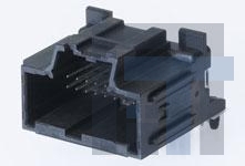 34691-0200 Автомобильные разъемы STAC64 RA HDR 20 CKT 0 CKT BLK POL A TRAY