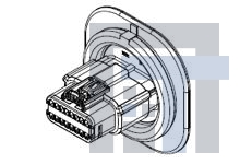 34840-3030 Автомобильные разъемы MX150 BULKHD TWISTLK ASSY 6CKT KEY C