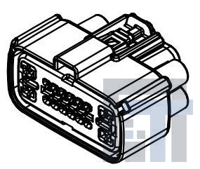 34985-1841 Автомобильные разъемы MX150 REC 02X08P POL A