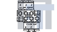 365062-1 Автомобильные разъемы 6P HSG F/ JUNIOR TIMER NAT