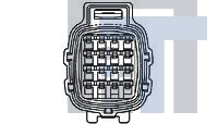 368047-1 Автомобильные разъемы E-S MK-2(+) 16P PLUG ASSY