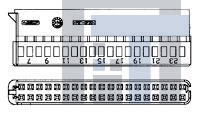 368294-1 Автомобильные разъемы MQS REC HSG TYPE B (ECU 81P)