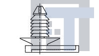 368373-1 Автомобильные разъемы CLIP FOR EJ MK-II (TREE TYPE)