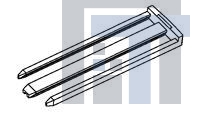 368440-1 Автомобильные разъемы MQS RETAINER HSG FOR ECU 64P