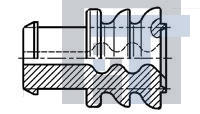 368932-1 Автомобильные разъемы WIRE SEAL FOR JPT (TYPE-I)BLUE