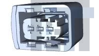 4-1418448-1 Автомобильные разъемы 3POS AMP MCP1.5 REC HSG COD D