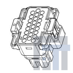4-1437287-6 Автомобильные разъемы MERTEC 24 W PLUG