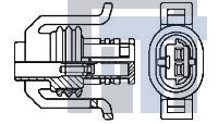 444040-2 Автомобильные разъемы HSG ASSY 2P MULTI