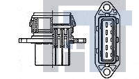 444343-1 Автомобильные разъемы HEADER 5P JPT TAB A