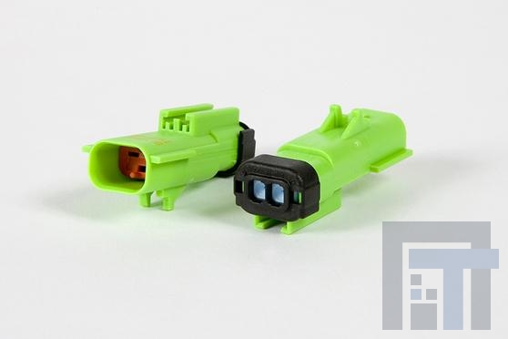 54200233 Автомобильные разъемы 2W MALE HOUSING LT GREEN 2.8MM TERM