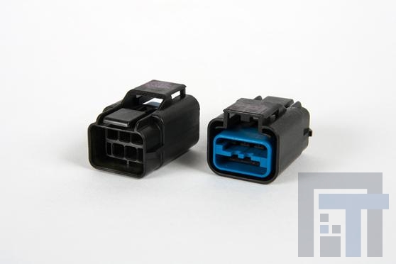 54200600N-B Автомобильные разъемы 6W FEMALE HOUSING BLACK 2.8MM TERM SZ