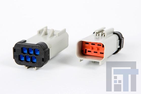 54200613-B Автомобильные разъемы 6W MALE HOUSING LT GRAY 2.8MM TRM SZ