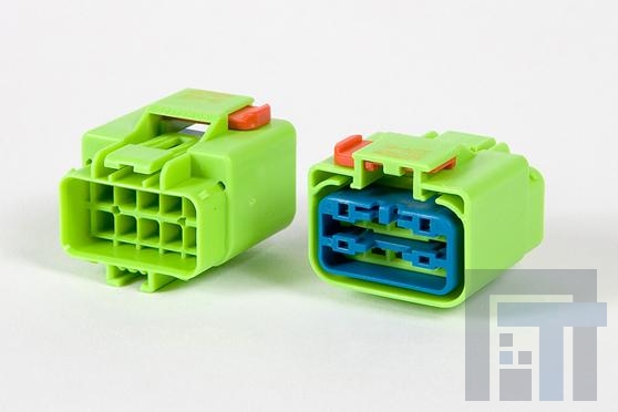54201002-B Автомобильные разъемы 10W FEMALE HOUSING LT GREEN 2.8MM TERM