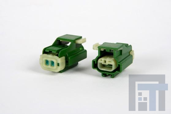55200200 Автомобильные разъемы 2W FEMALE HOUSING DK GREEN 2.8MM TERM