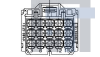 6-968973-1 Автомобильные разъемы MCP2.8 GEH ASSY 15P