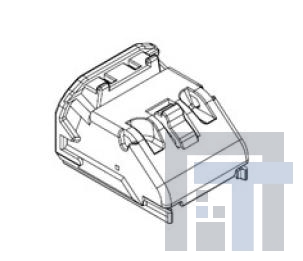 64321-1101 Автомобильные разъемы 53P CMC WIRE CAP RCPT MAT SEALED